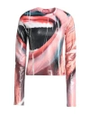 Diesel T-clauzi-m1 Graphic-print Stretch T-shirt In Pink