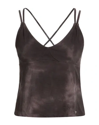 Diesel Woman Top Black Size L Cotton