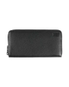 Diesel Woman Wallet Black Size - Cow Leather, Zinc Alloy In Black