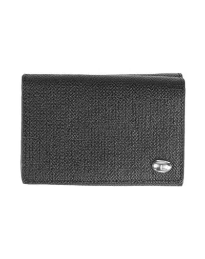 Diesel Woman Wallet Black Size - Leather