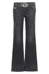 Diesel 1969 D-ebbey Low-rise Bootcut Jeans In Black