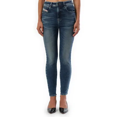 Diesel Women's 1984 Slandy High Jeans In Washed Indigo