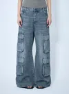 Diesel 'd-sire' Cargo Jeans In Blue