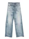 Diesel 1971 D-sent Jeans With Distressed Effect In Blue