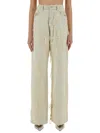Diesel '1996 D-sire' White Jeans With All-over Rips In Blue