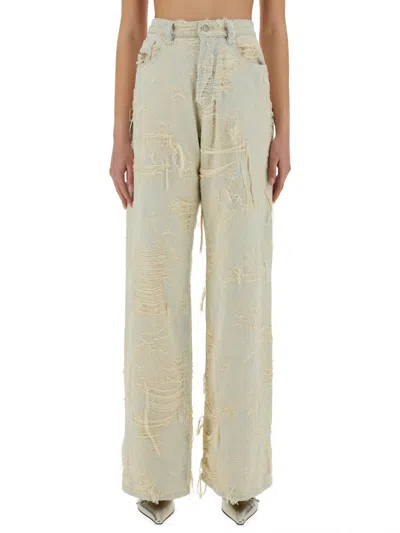 Diesel Women 1996 "d-sire" Relaxed Jeans In Nude