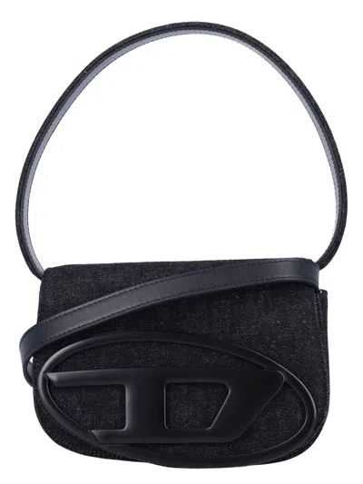 DIESEL WOMEN'S 1DR DENIM SHOULDER BAG