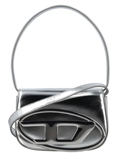 Diesel Women's 1dr Handle Bag In Silver