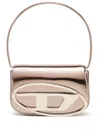 Diesel 1dr Bronze Shoulder Bag In Faux Leather