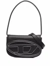 Diesel Xs 1dr Smooth Leather Top Handle Bag In Black