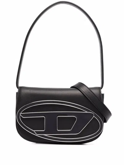 DIESEL DIESEL WOMEN 1DR LEATHER SHOULDER BAG
