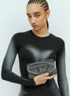 Diesel Women 1dr Wallet Strap Clutch In Black