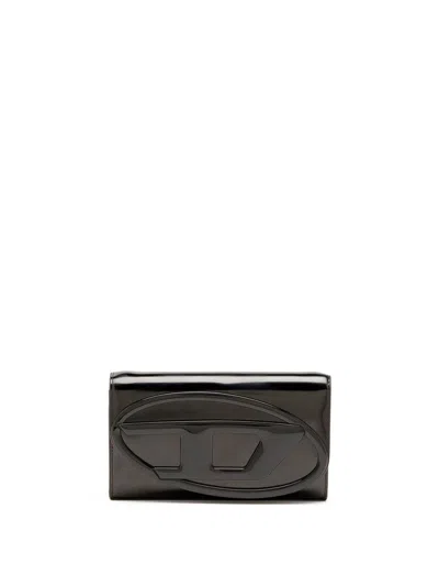 Diesel 1dr Wallet Strap Bag In Black