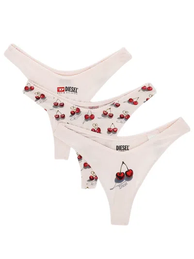 Diesel 3-pack Of Ufpn-punchy Briefs In Neutral