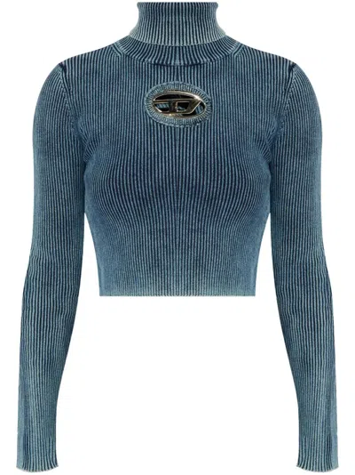 DIESEL DIESEL WOMEN "ANCHOR" TURTLE NECK SWEATER