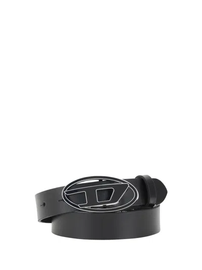 Diesel Women B-1dr 25 Belt In Black