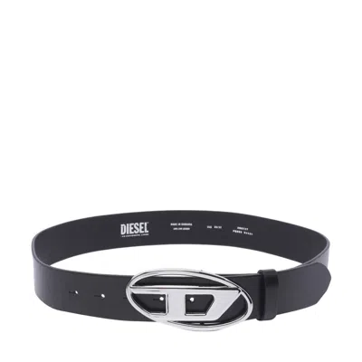 Diesel Women B-1dr Belt In Black