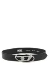 Diesel B-1dr Strass Belts Black In Black