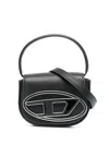 Diesel 1dr Leather Shoulder Bag In Black