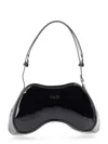 Diesel Play-glossy Shoulder Bag In Black