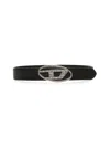 Diesel Women Black B-1dr Strass Belt