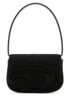 Diesel Women Black Leather 1dr Shoulder Bag In Black