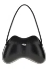 Diesel Double-d-shoulder Bag In Pu In Black