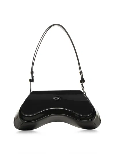 Diesel Women Black Play Crossbody Bag