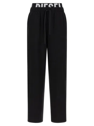 Diesel Black Straight Joggers Pants