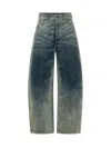 Diesel High-rise Wide Barrel Jeans In Blue