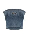 Diesel Women Blue M-clarksvillex-c Bandeau Top In Blue