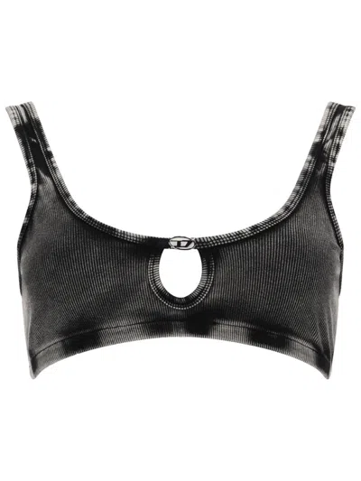 Diesel Women Bra "florence-dnm" In Gray