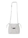 Diesel Bucket Bag "scrunch-d" In White