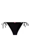 Diesel Beachwear With Adjustable Straps And Tie-side Bottoms In Multicolor