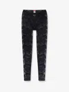 Diesel Claire-utlt Lace Leggings In Black