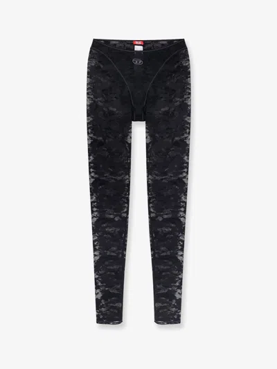DIESEL DIESEL WOMEN CLAIRE-UTLT LACE LEGGINGS
