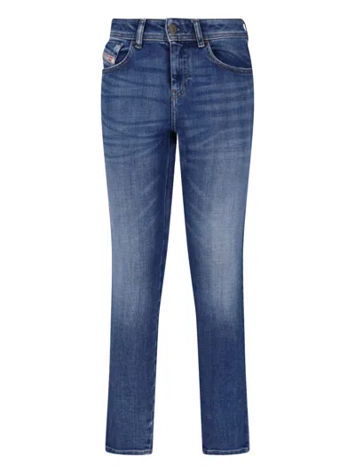 Diesel Women's Cotton-modal Stretch Jeans In Blue