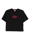 Diesel Women Crewneck Top In Black