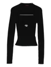 Diesel Womens 9xx M-olina Cut-out Wool Knitted Top In Black