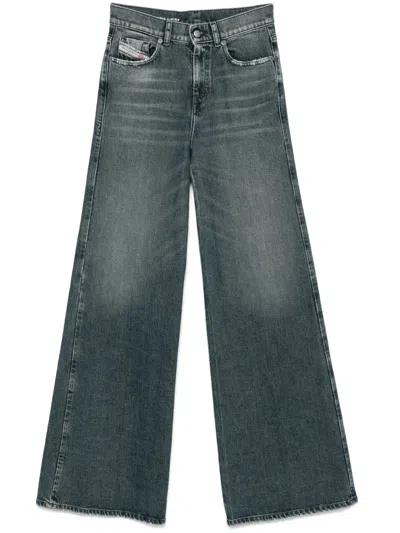 Diesel Women D-akemi Wide Leg Jeans 1978