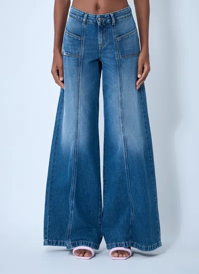 Diesel Women D-akii Jeans In Blue