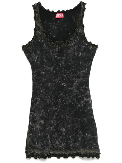 Diesel D-certa Mini Dress In Multicolor