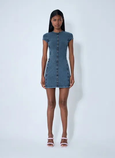 Diesel Women D-cupseleeves Dress In Blue