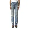 Diesel Bootcut Jeans D-ginna Blue Washed Effect In Blue