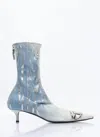 Diesel Women D-venus Kittie Bt Boots In Blue