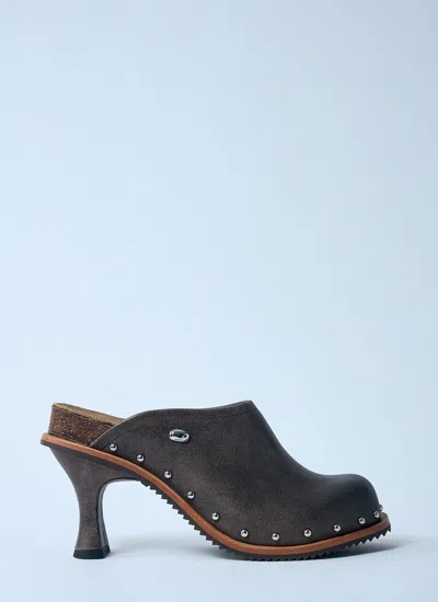 Diesel Women D-woodstock Mi Clog Heels In Brown