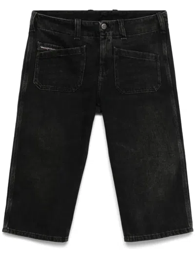 DIESEL DIESEL WOMEN `DE-KEATE-SHORT` DENIM SHORTS