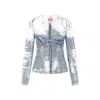 Diesel Women's De-milly Jacket In Blue