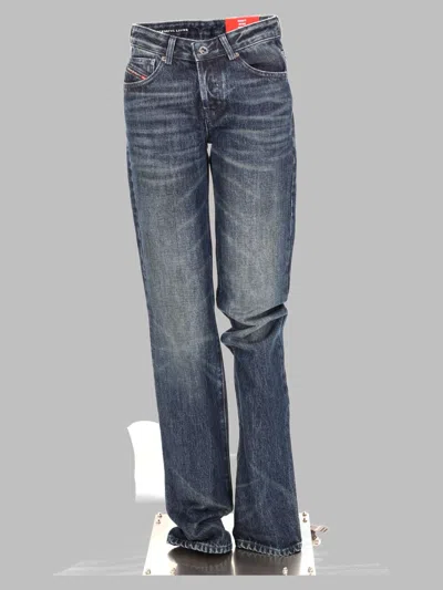 Diesel Women's Denim Trousers In 100% Cotton