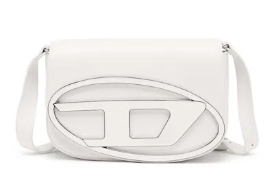 Pre-owned Diesel Women's  1drm Shoulder Bag In White